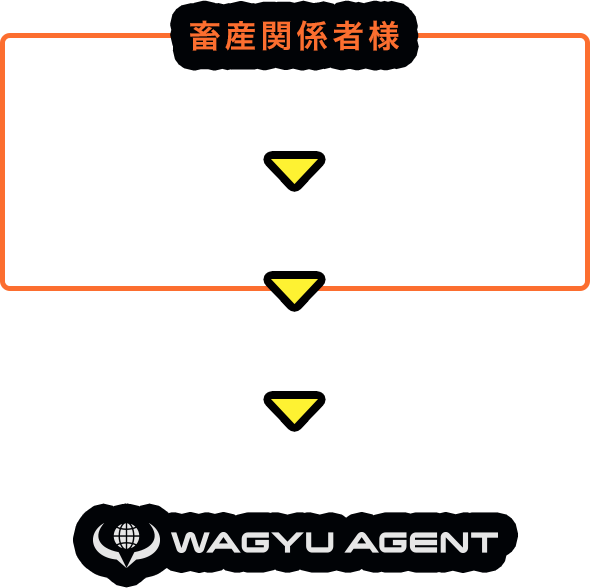 畜産関係者様 当社に御提案 食肉処理場調整 当社で全量買取 輸出
